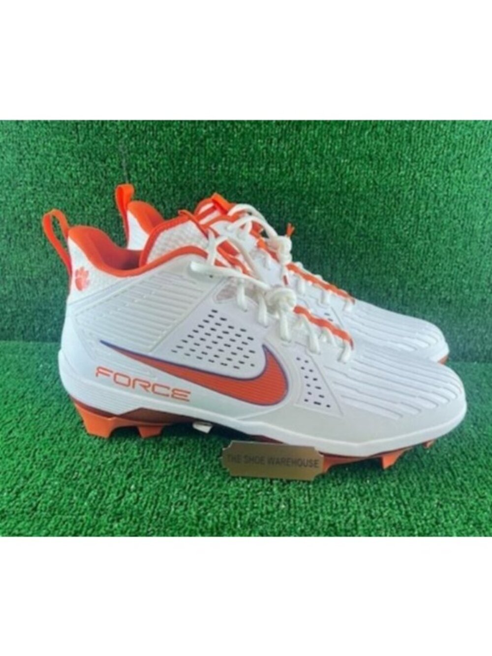 Men's Force Savage Pro 3 Clemson Tigers Football Cleats FJ5748-108 Size 16